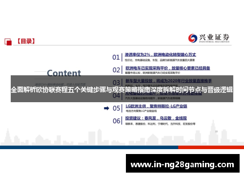 全面解析欧协联赛程五个关键步骤与观赛策略指南深度拆解时间节点与晋级逻辑
